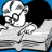 Person poring over a large open book