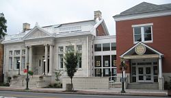 library facade
