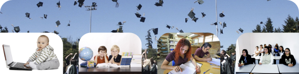 Graphic of students of all ages