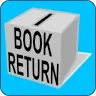 Return items icon - simple RETURN ITEM drop box